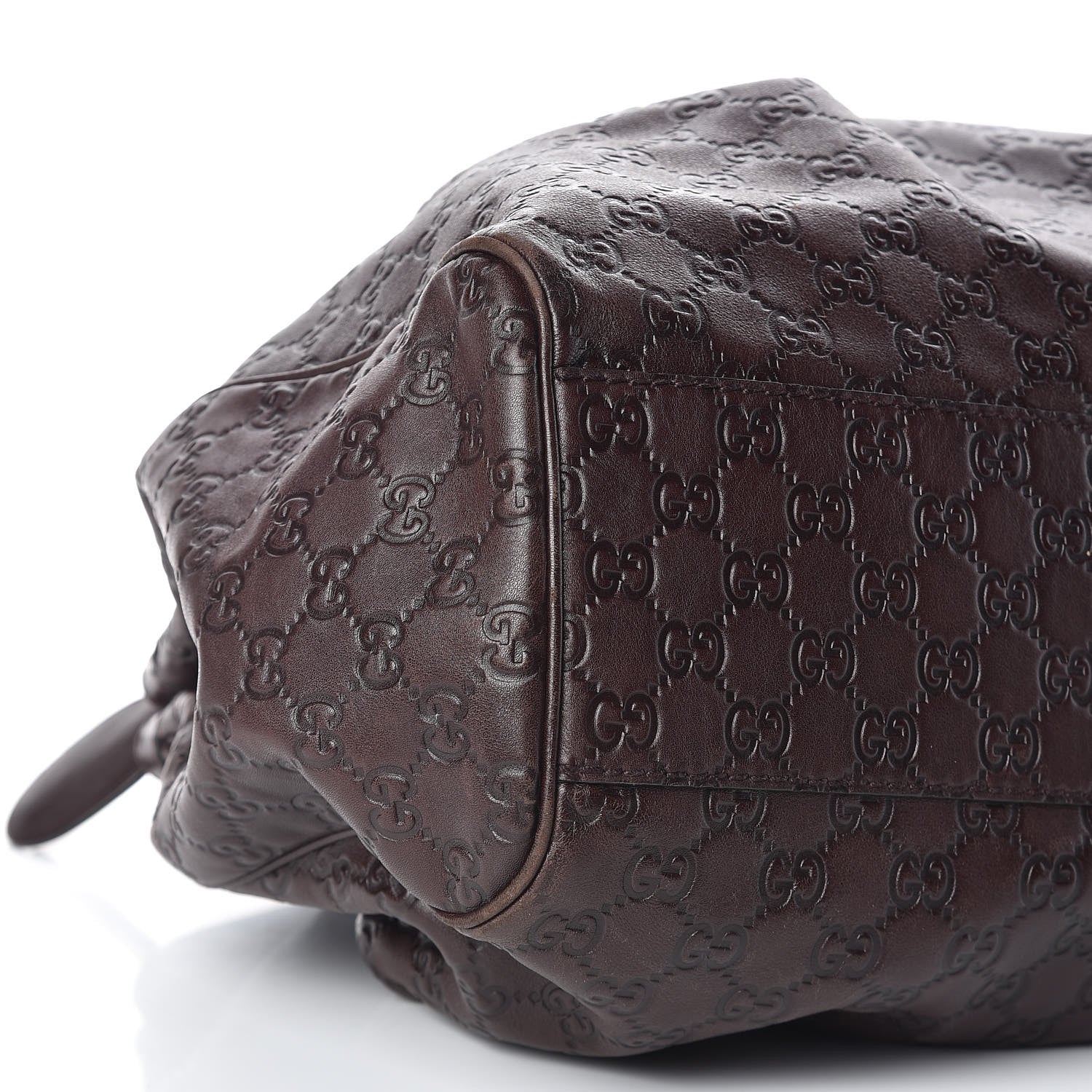 Gucci Guccissima Signature Large Sukey Tote Chocolate 8 of 11