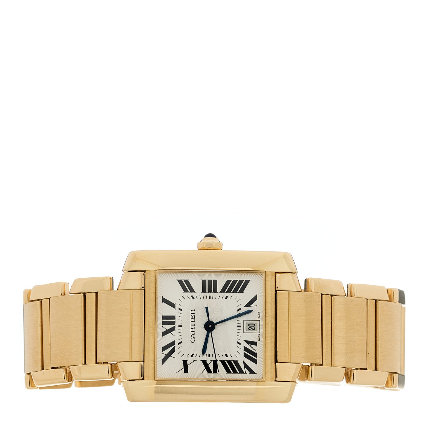18K Yellow Gold 28mm Tank Francaise Automatic Watch
