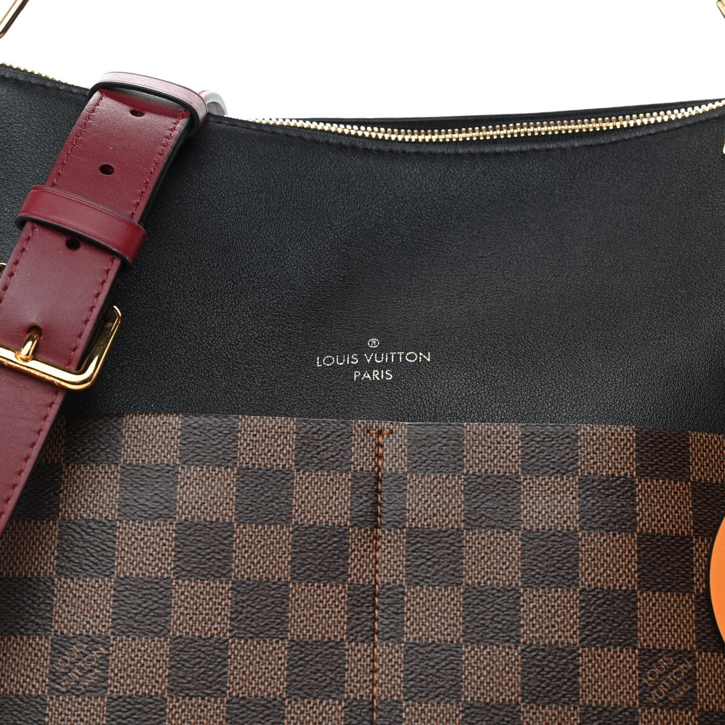 Damier Ebene Calfskin Maida Black