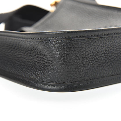 Hermes Taurillon Clemence Evelyne TPM Black 8 of 10