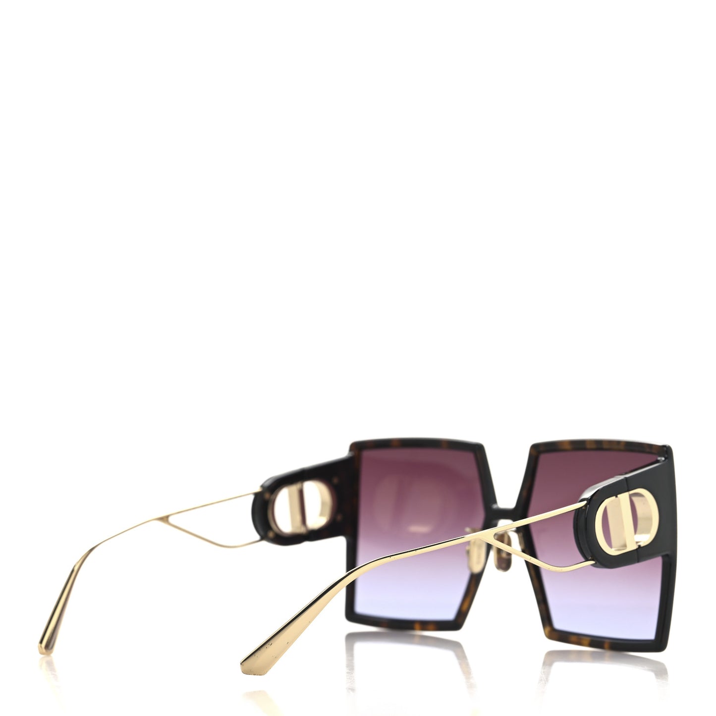 Square 30 Montaigne Sunglasses Tortoise