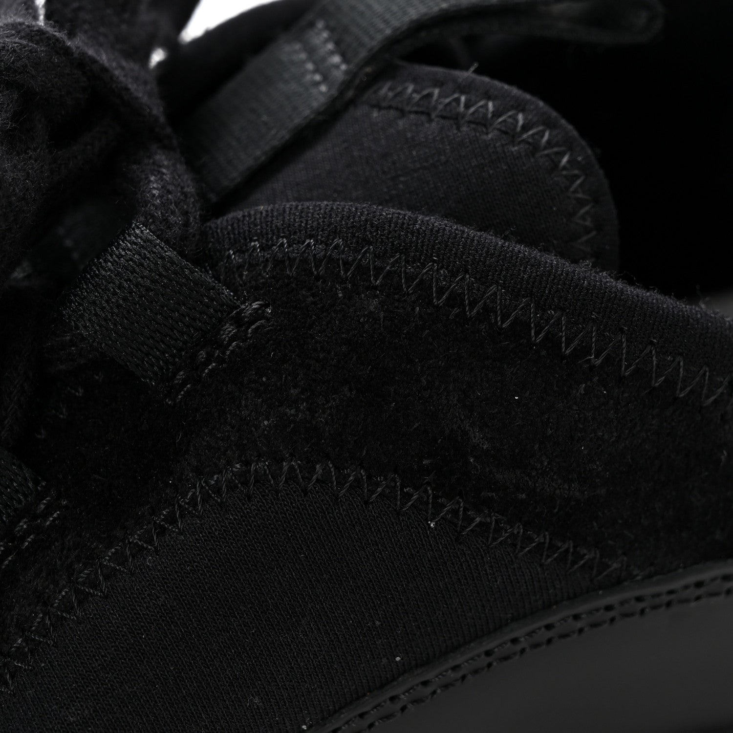 Chanel Velvet Calfskin Mixed Fibers CC Sneakers 41.5 Black 10 of 10