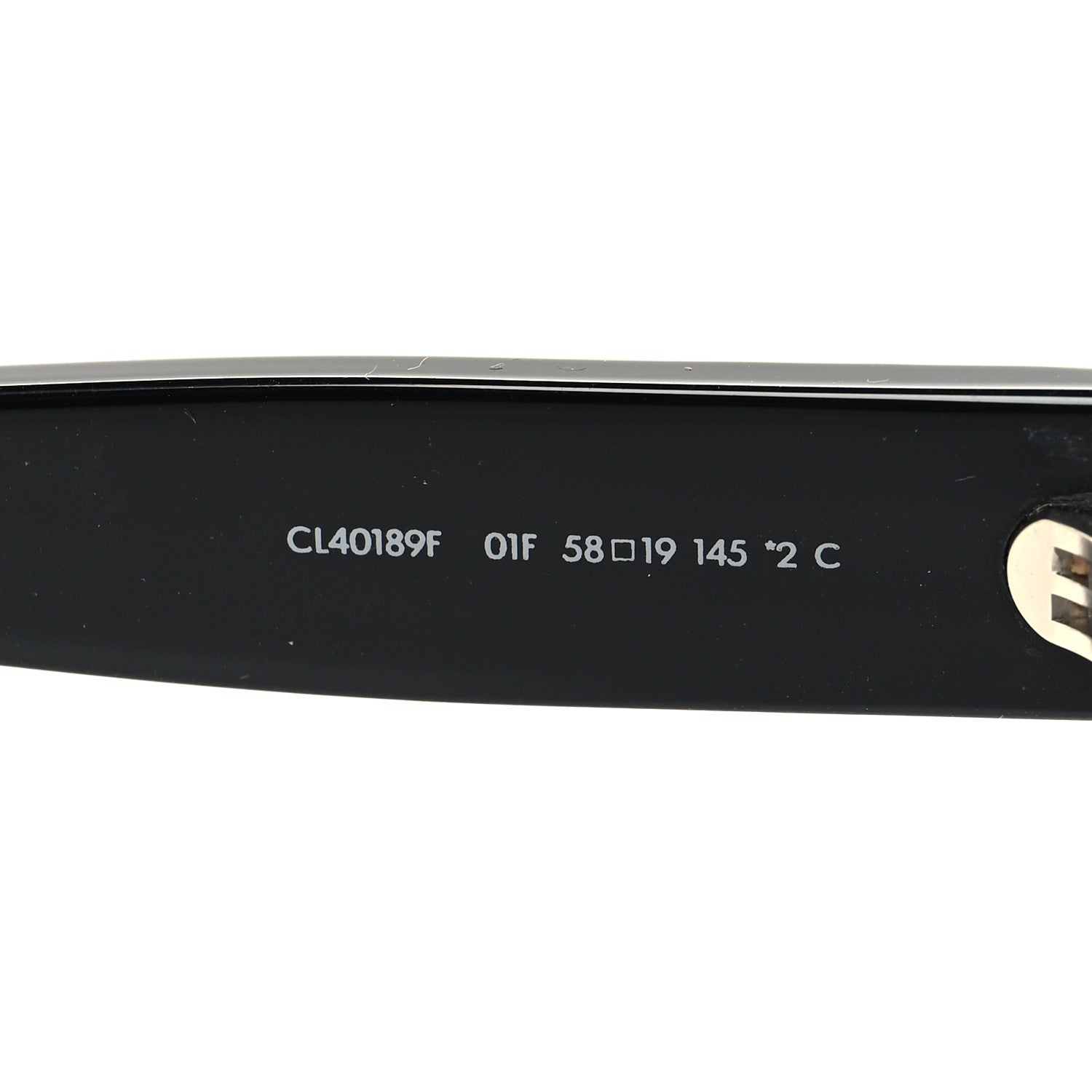 Celine Acetate Triomphe Sunglasses CL40189F Black 6 of 7