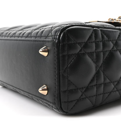 Christian Dior Lambskin Cannage Small My ABCDior Lady Dior Black 10 of 10