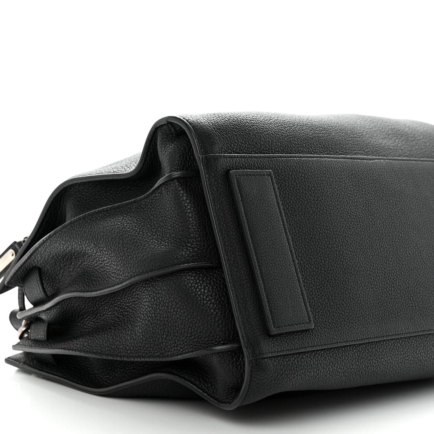 Grained Calfskin Medium Souple Sac De Jour Black