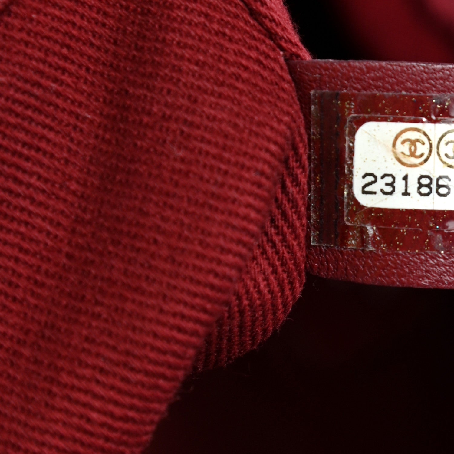 Chanel Canvas Medium Deauville Tote Red 7 of 10
