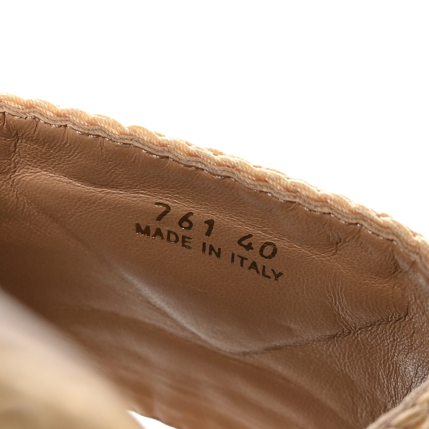 Prada Raffia Metal Triangle Logo Woven Flatform 35mm Slide Sandals 40 Naturale 7 of 9