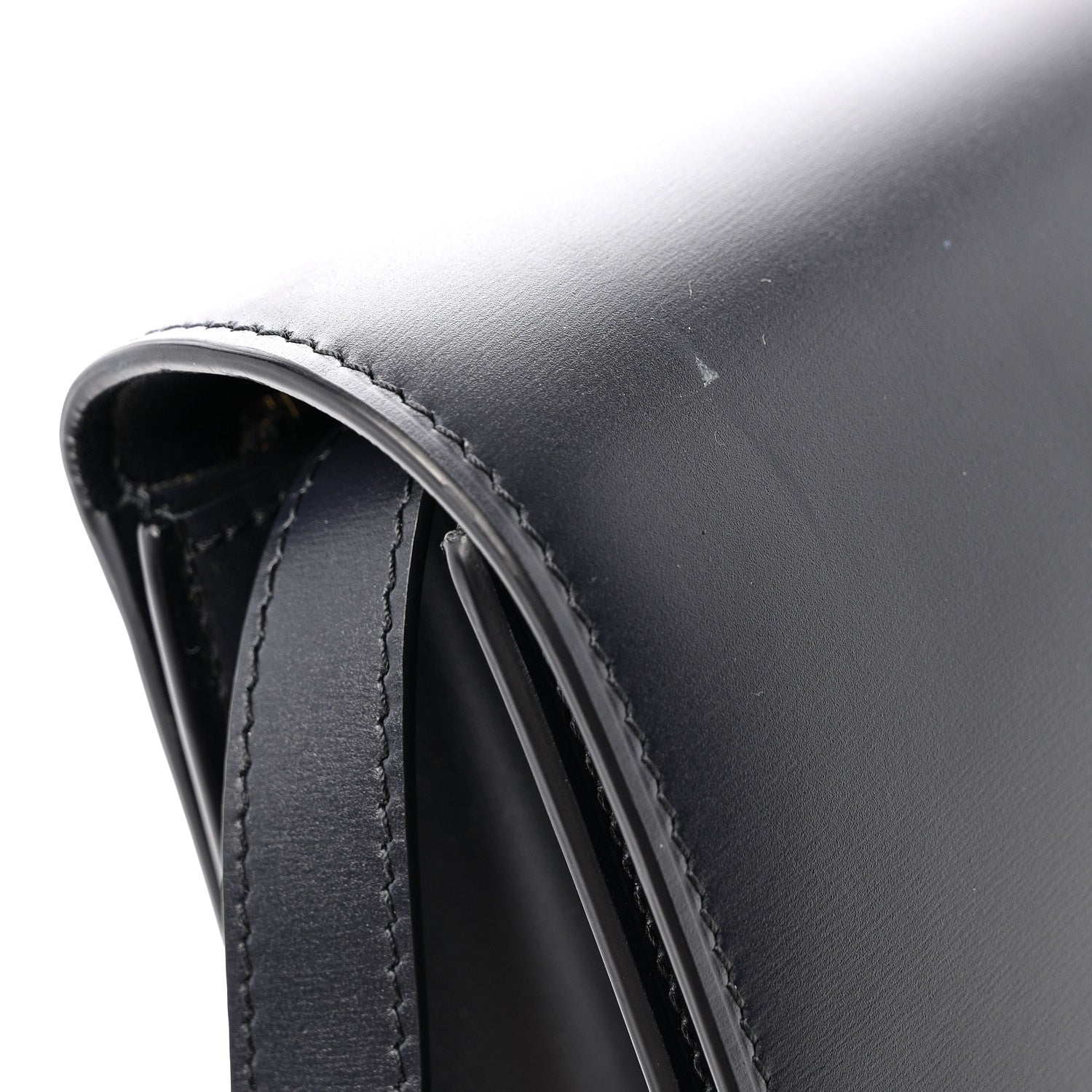 Celine Box Calfskin Medium Classic Box Flap Bag Navy 13 of 14