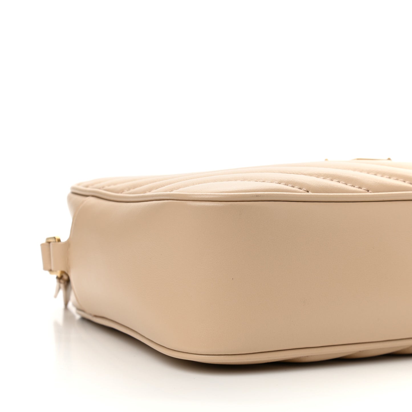Calfskin Matelasse Monogram Lou Camera Bag Dark Beige