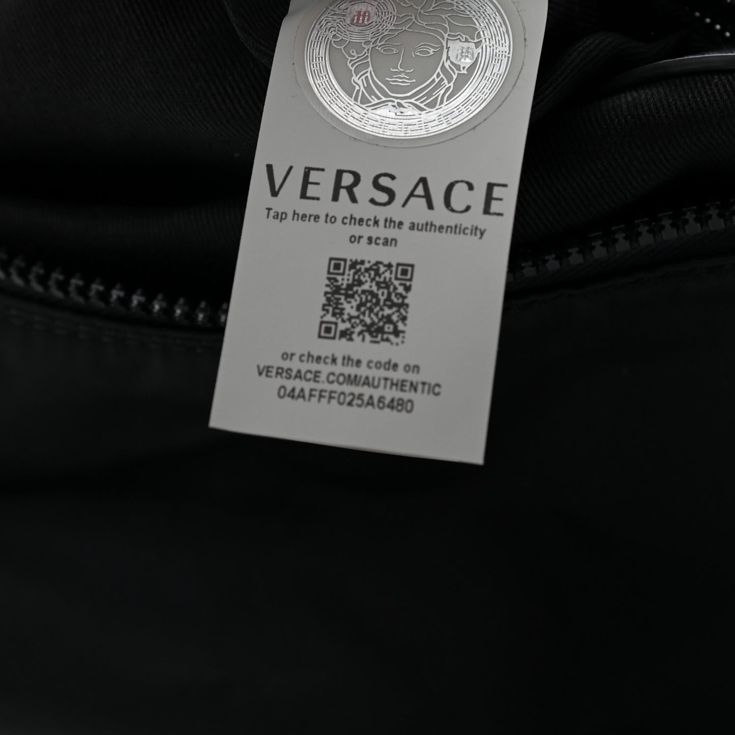 Canvas Nylon Quilted Palazzo Duffle Bag Black