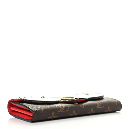 Louis Vuitton Monogram Sarah Birds Wallet 3 of 4