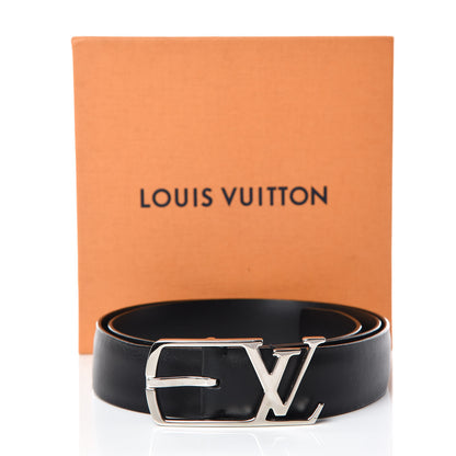Louis Vuitton Calfskin 30mm Neogram LV Belt 90 36 Black 7 of 7