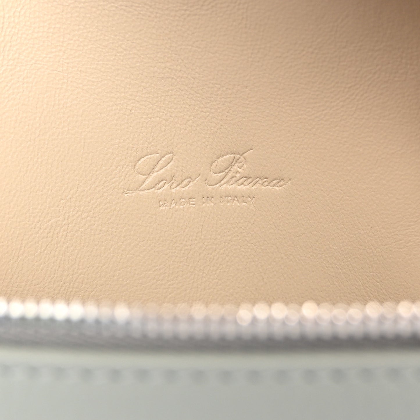 Grained Calfskin L19 Extra Pocket Pouch Eucalyptus