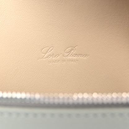 Loro Piana Grained Calfskin L19 Extra Pocket Pouch Eucalyptus 6 of 9