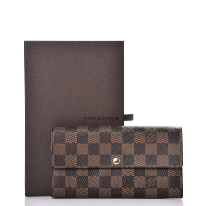 Louis Vuitton Damier Ebene Sarah Wallet 10 of 10