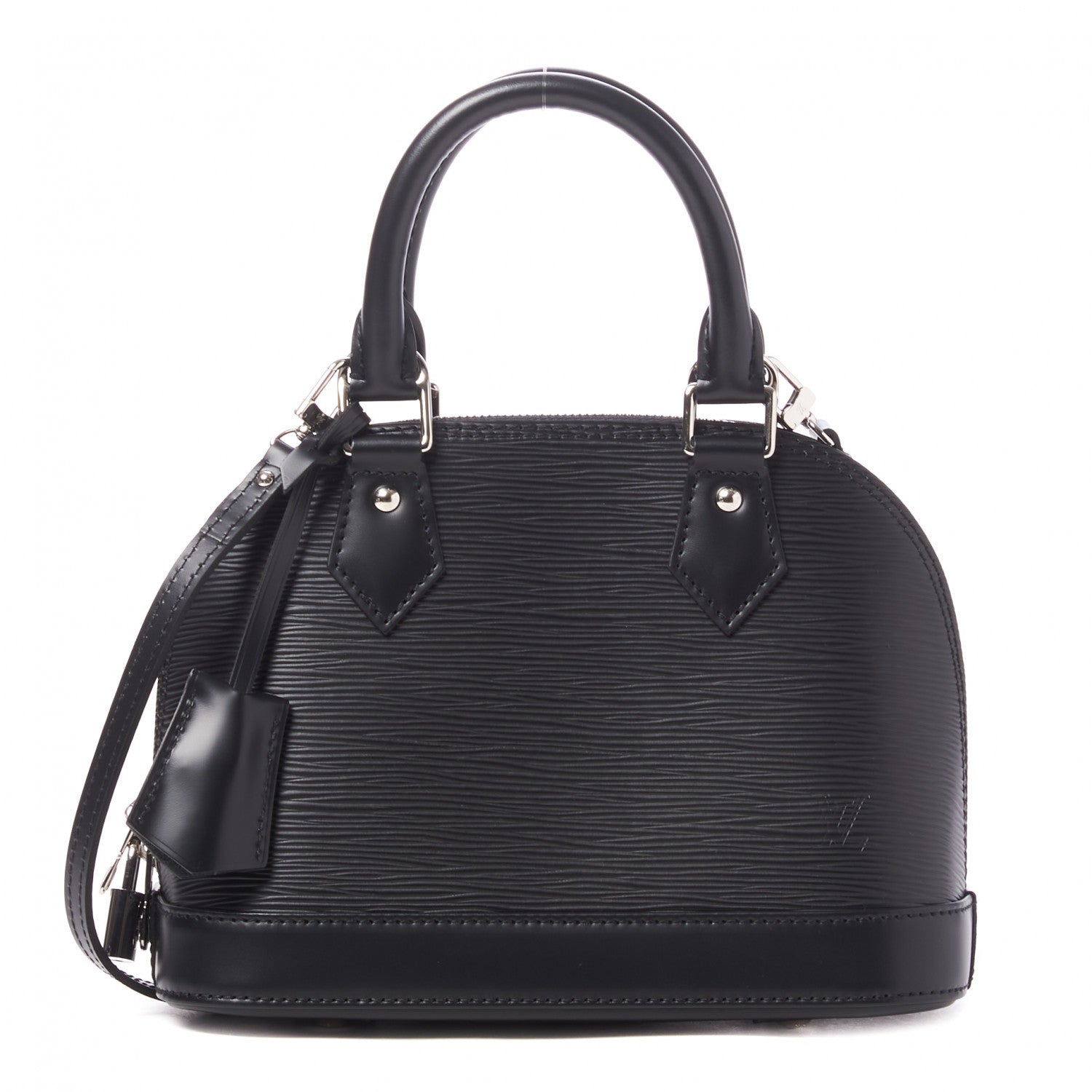 Louis Vuitton Epi Alma BB Black 2 of 17
