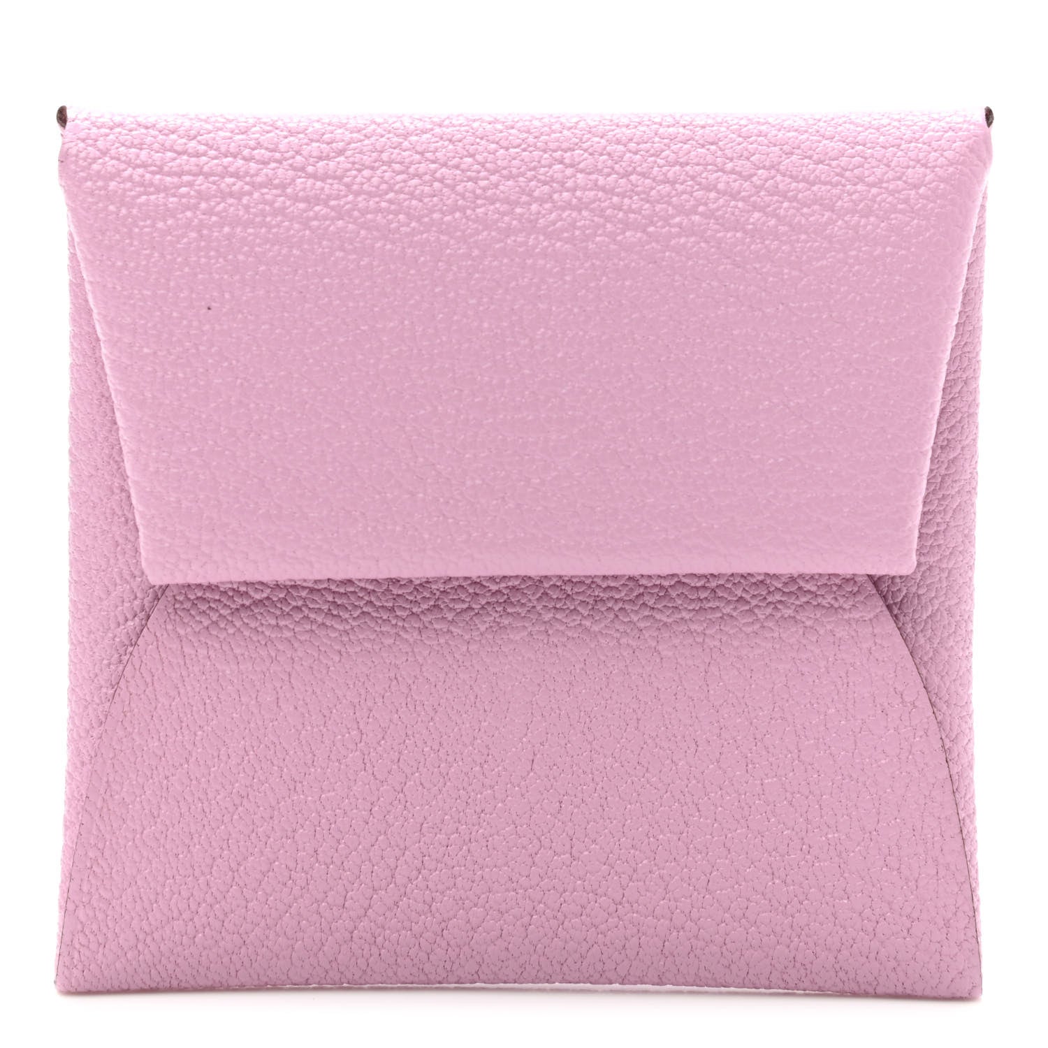 Hermes Chevre Mysore Bastia Coin Purse Mauve Sylvestre 1 of 7