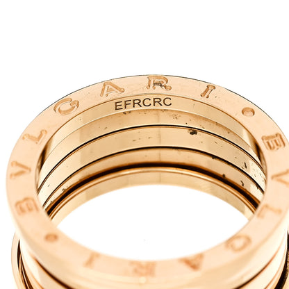 Bulgari 18K Yellow Gold B.Zero1 Three-Band Ring 57 8 5 of 6
