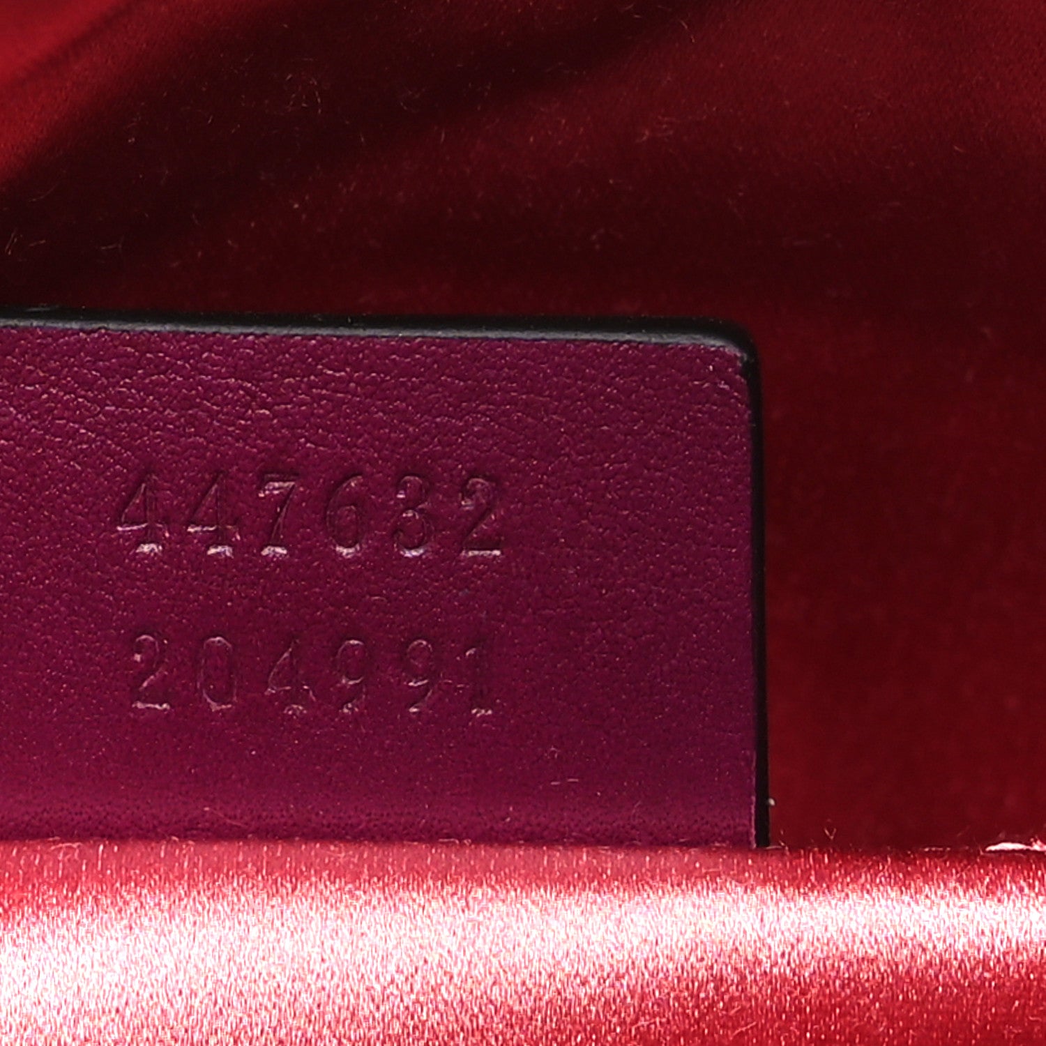 Gucci Velvet Matelasse Small GG Marmont Chain Shoulder Bag Fuchsia Violet Cyclamen 7 of 9