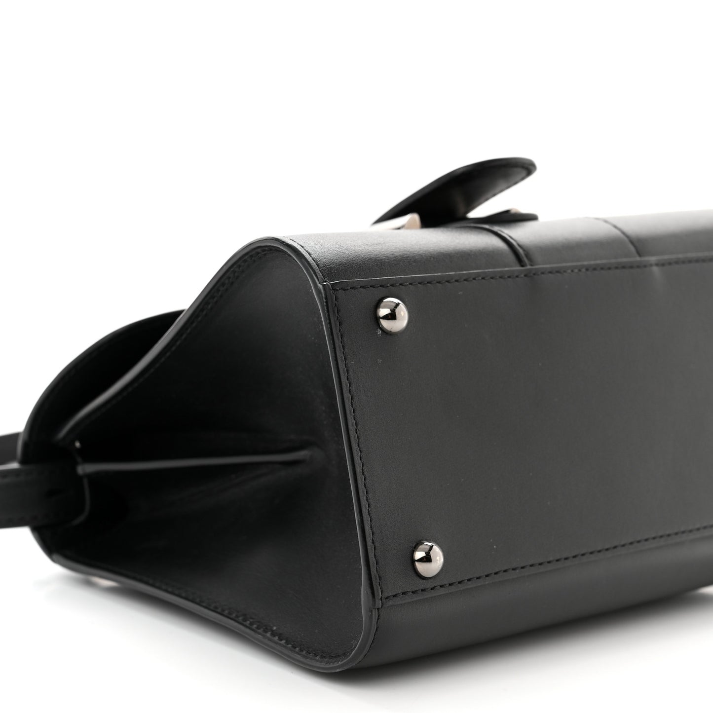 Box Calfskin Mini Brillant Satchel Black