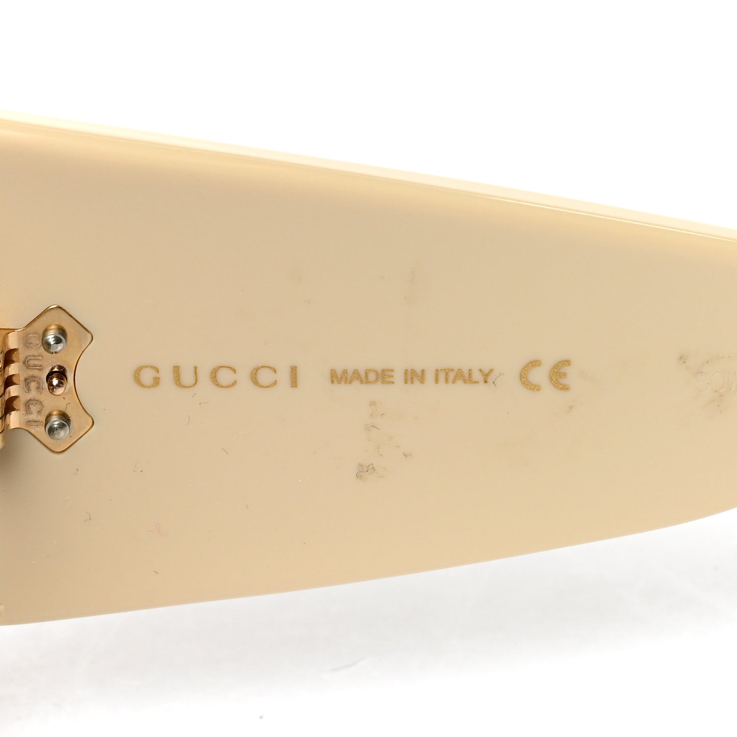 Acetate Round Sunglasses GG0779S Ivory