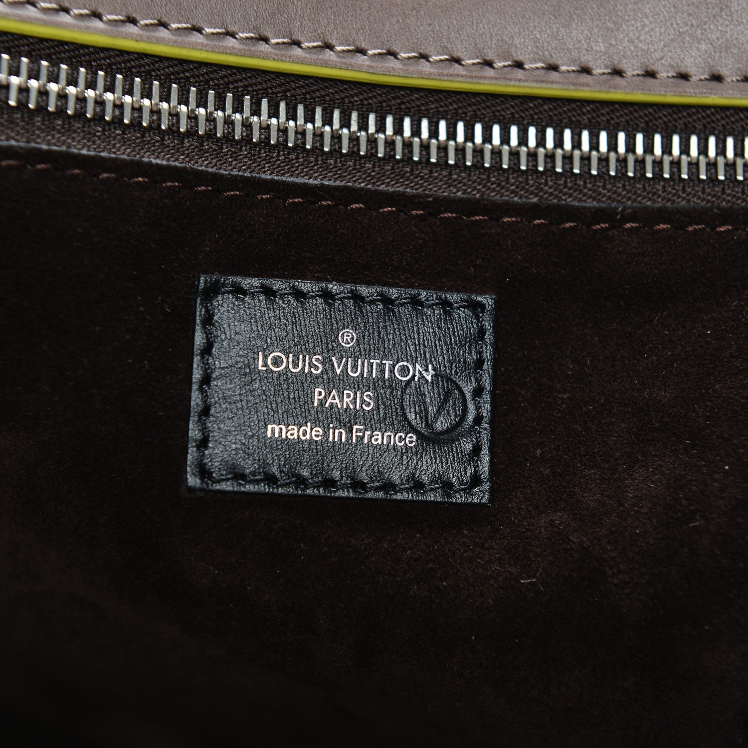 Louis Vuitton Veau Cachemire Cuir Orfevre Tote W PM Gris Neon 6 of 8