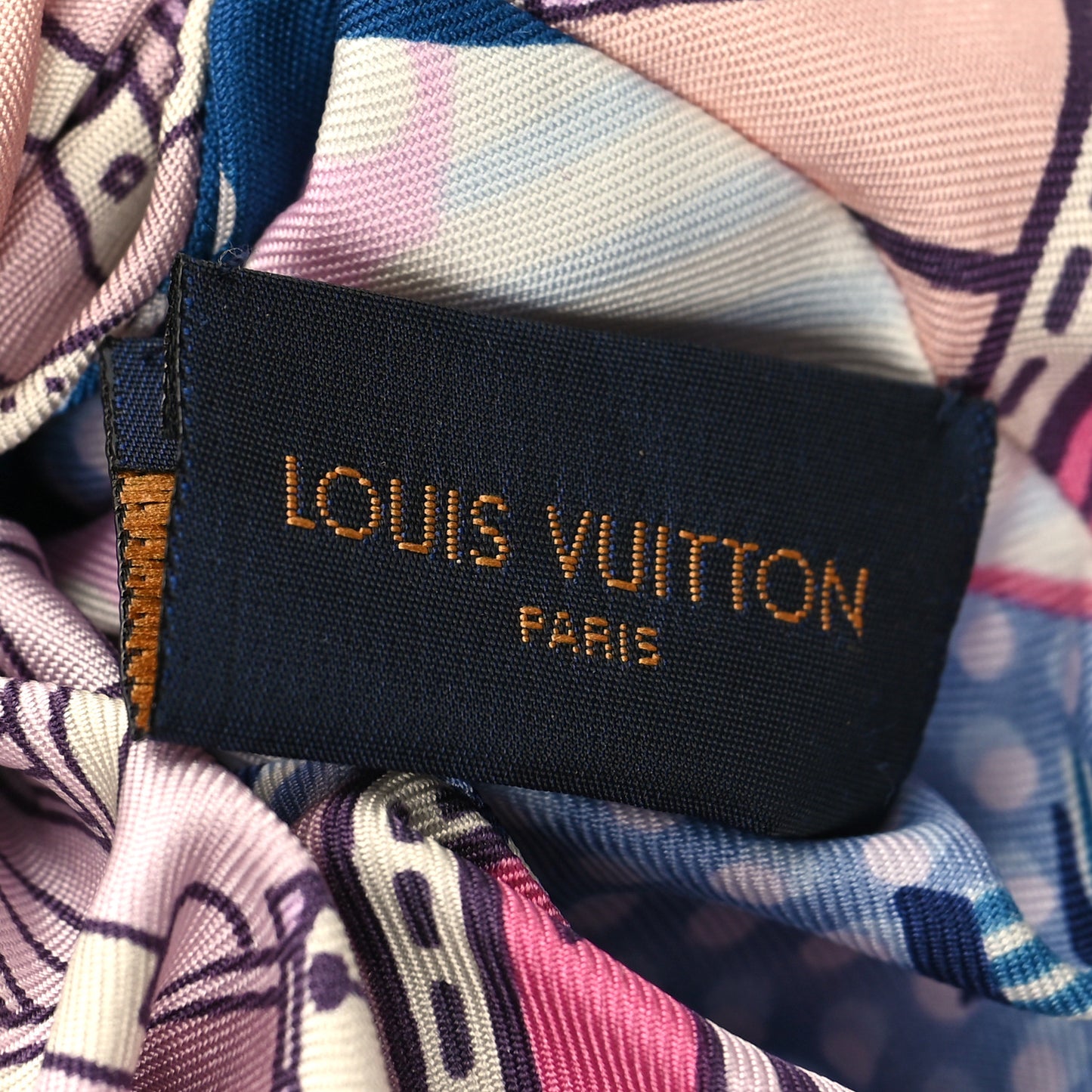Silk Monogram Be Mindful Trop Chou Scrunchie Blush Pink