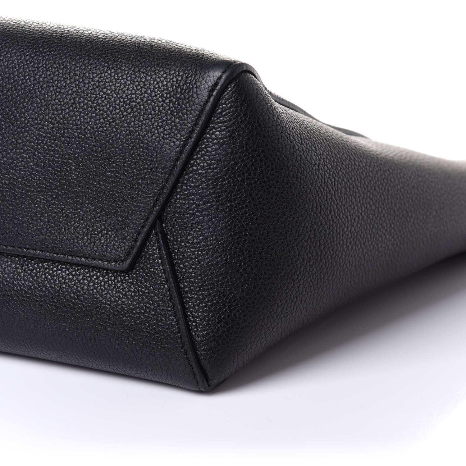 Celine Soft Grained Calfskin Small Sangle Bucket Bag Black 6 of 11