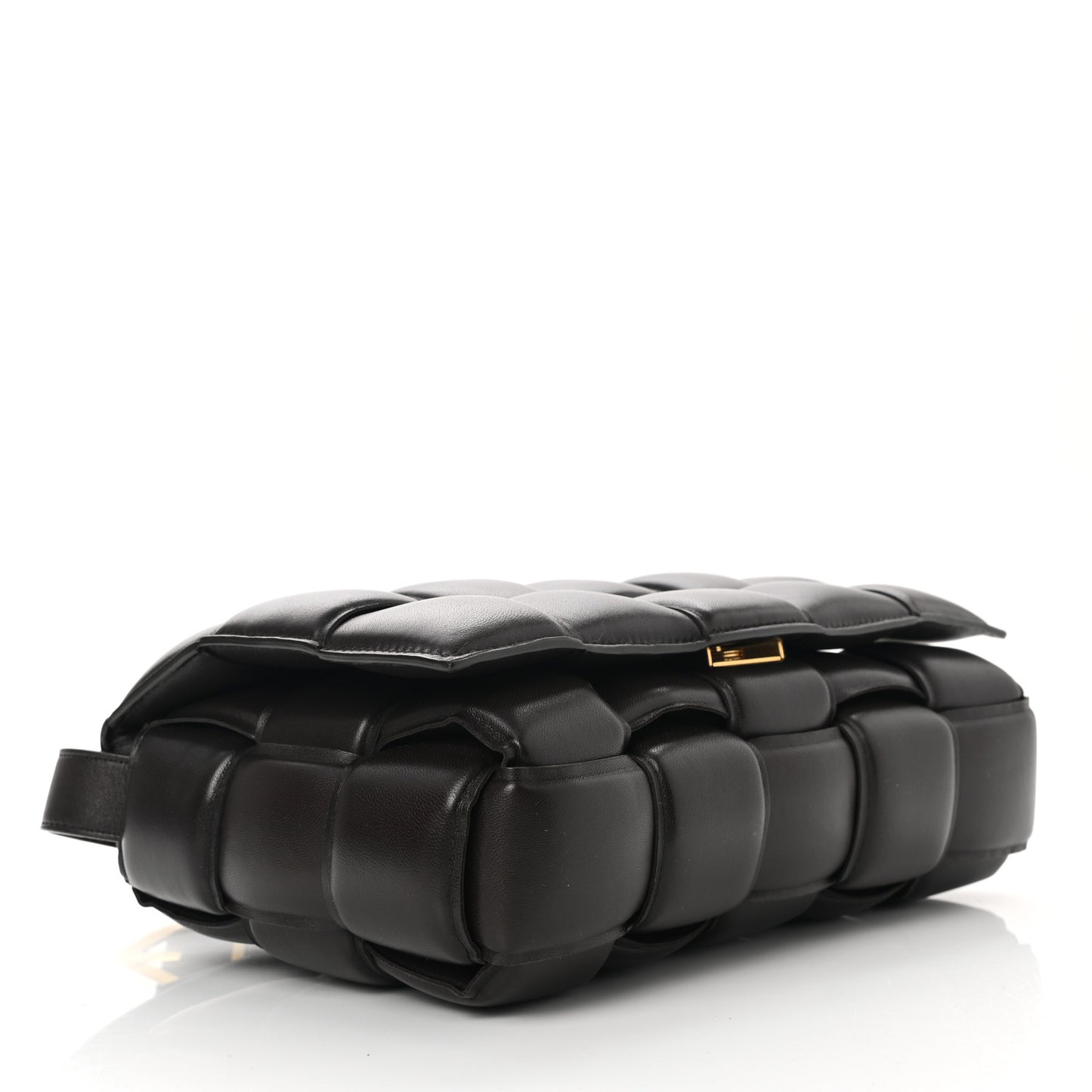 Nappa Maxi Intreccio Padded Cassette Crossbody Bag