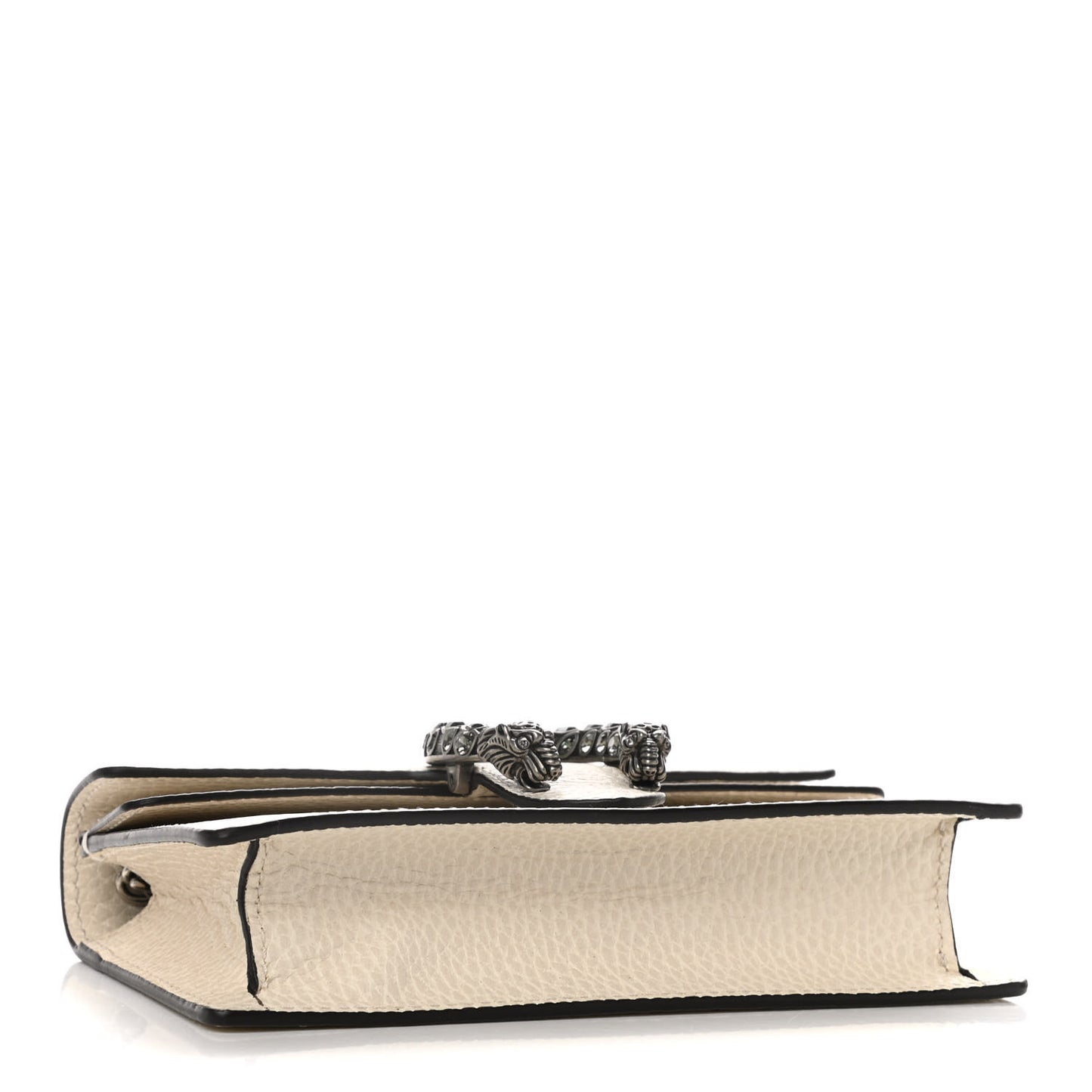 Dollar Calfskin Crystal Super Mini Dionysus Shoulder Bag Mystic White Black Diamond