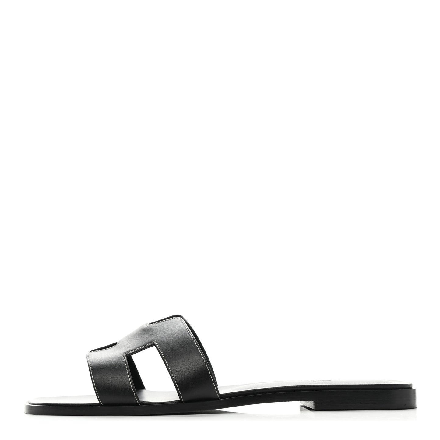 Box Calfskin Oran Sandals 40.5 Black