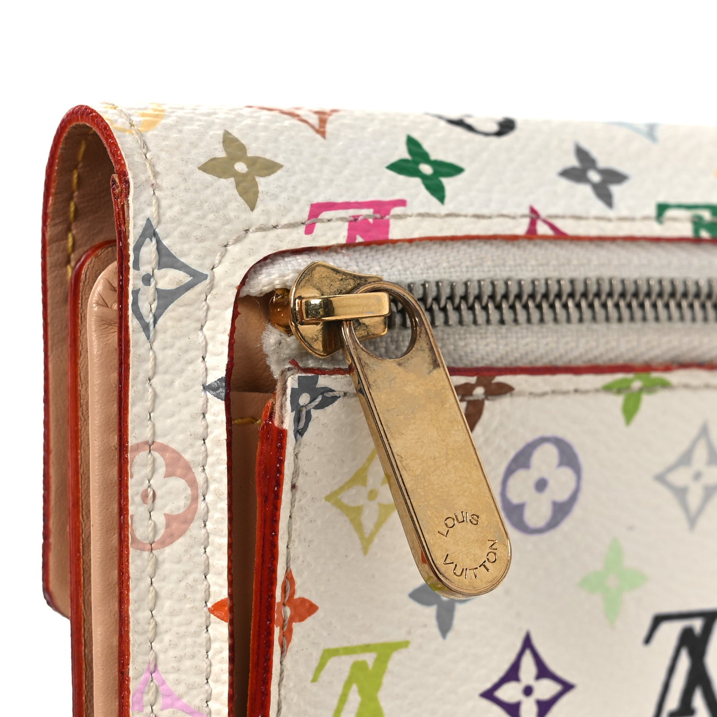 Monogram Multicolor Koala Wallet White