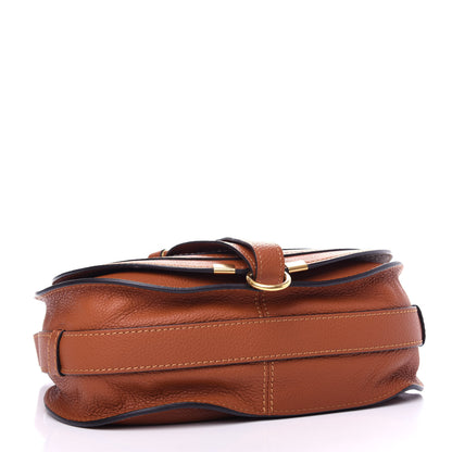 Chloe Calfskin Medium Marcie Round Crossbody Bag Tan 4 of 10