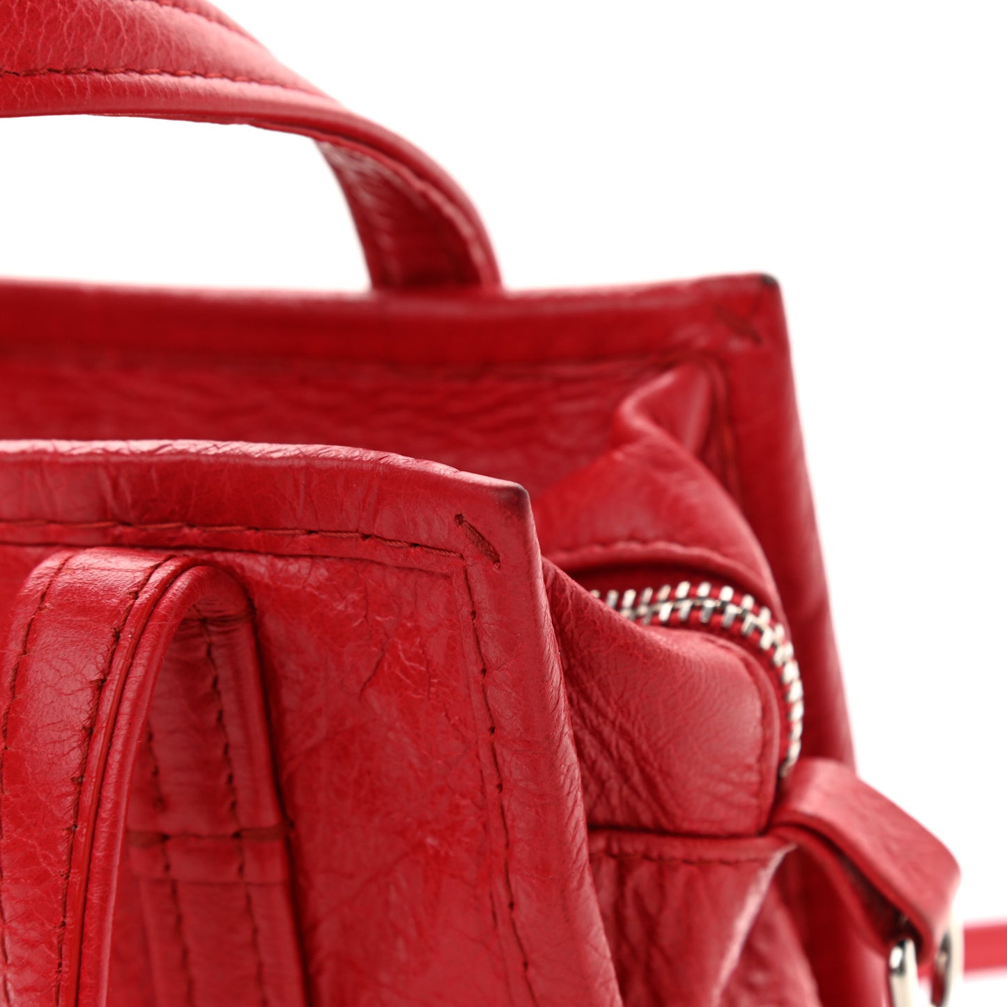 Agneau Arena XXS Bazar Shopper Tote Rouge Cardinal