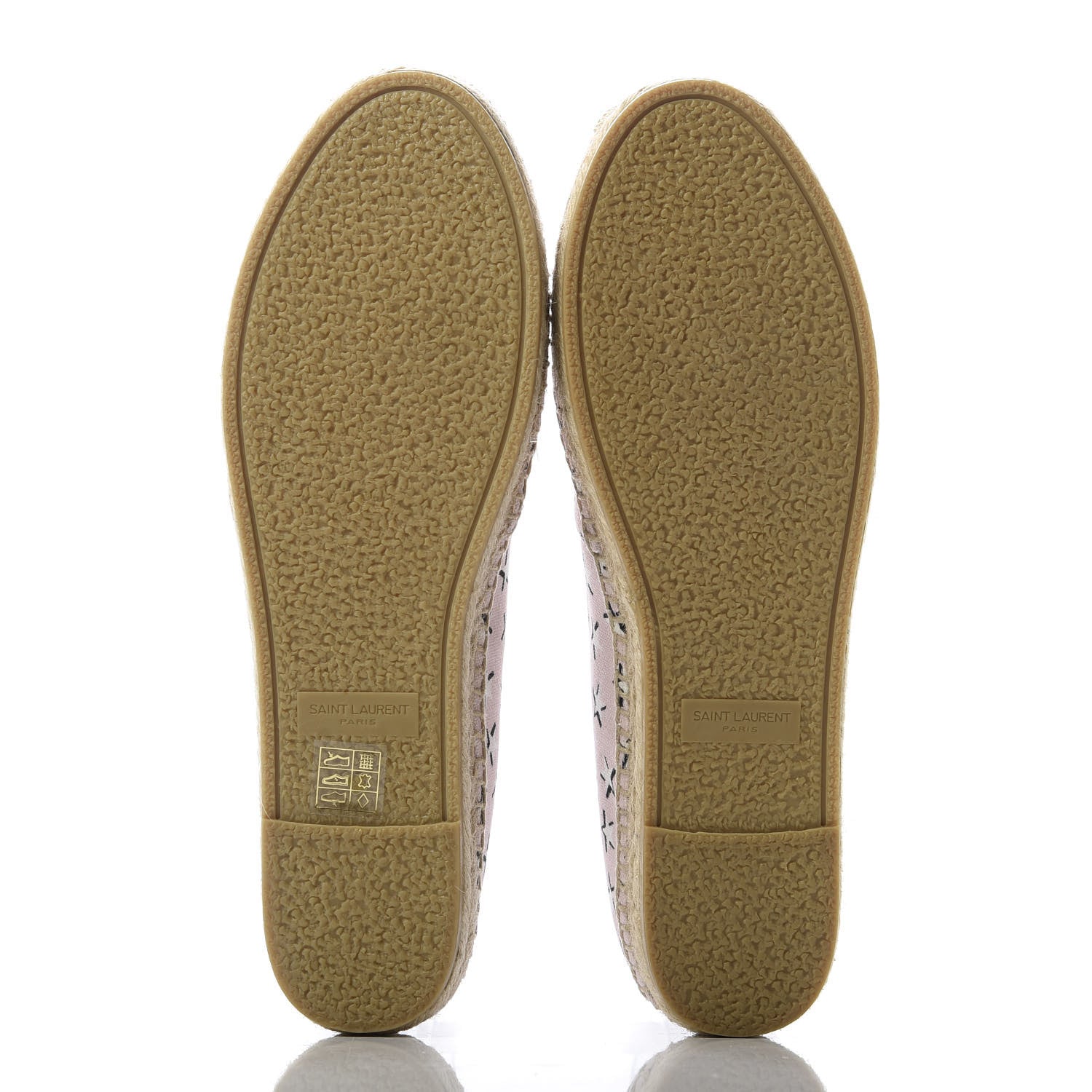 Saint Laurent Canvas Star Fun Espadrilles 38.5 Pink 5 of 10