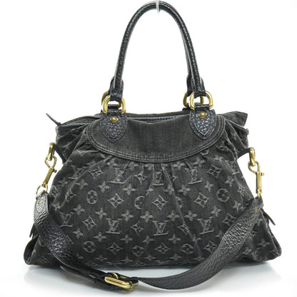 Louis Vuitton Denim Neo Cabby MM Black 4 of 9