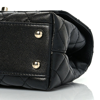 Chanel Caviar Quilted Mini Coco Handle Flap Black 10 of 10