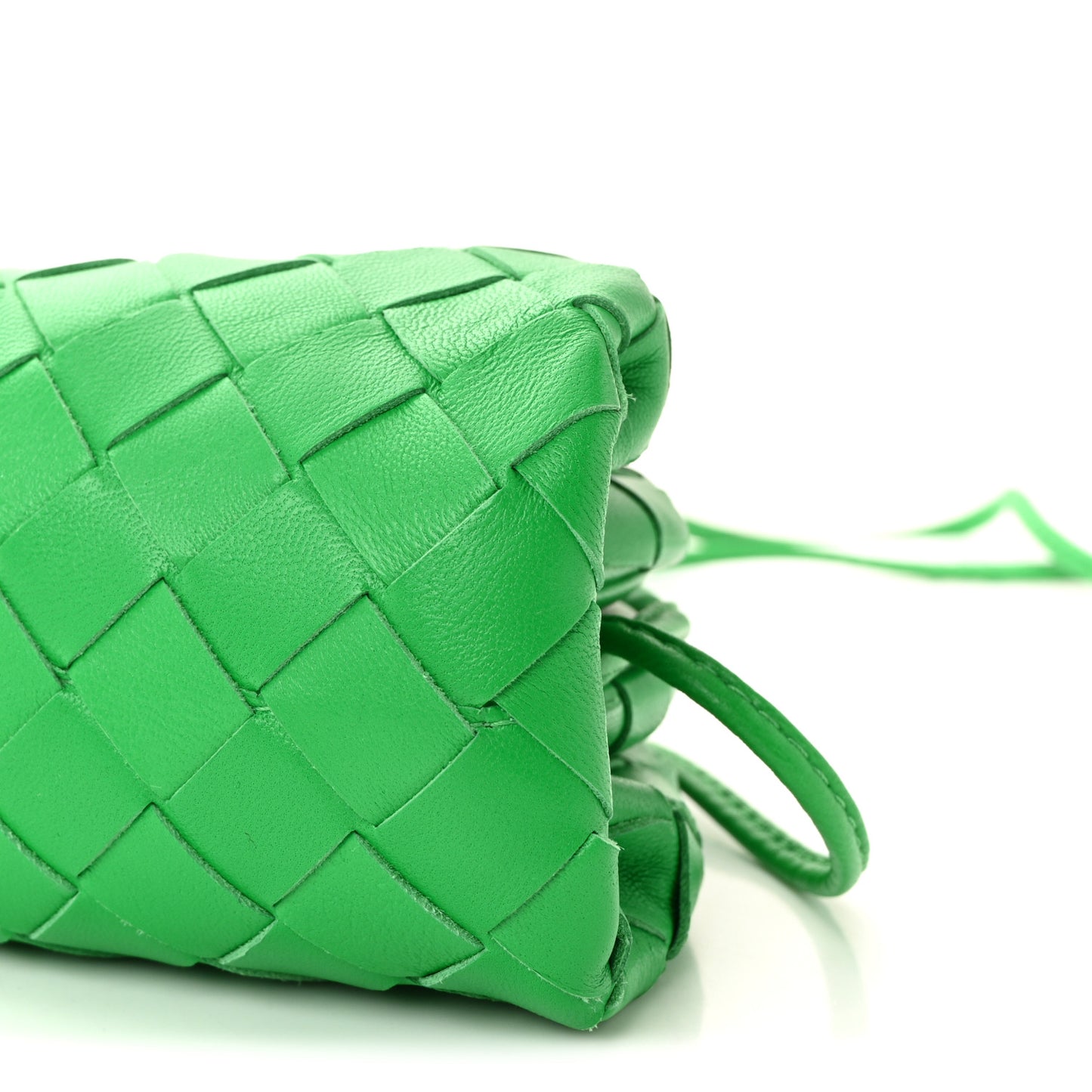 Nappa Intrecciato The Mini Pouch Clutch Parakeet