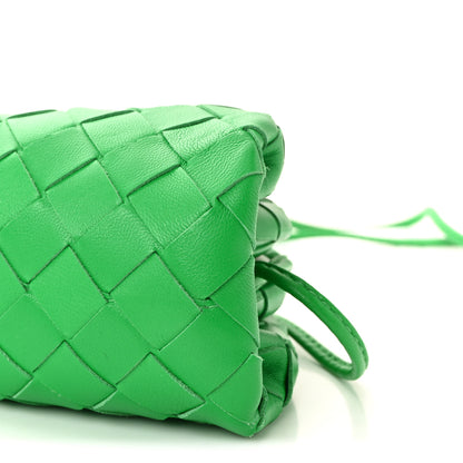 Bottega Veneta Nappa Intrecciato The Mini Pouch Clutch Parakeet 9 of 9