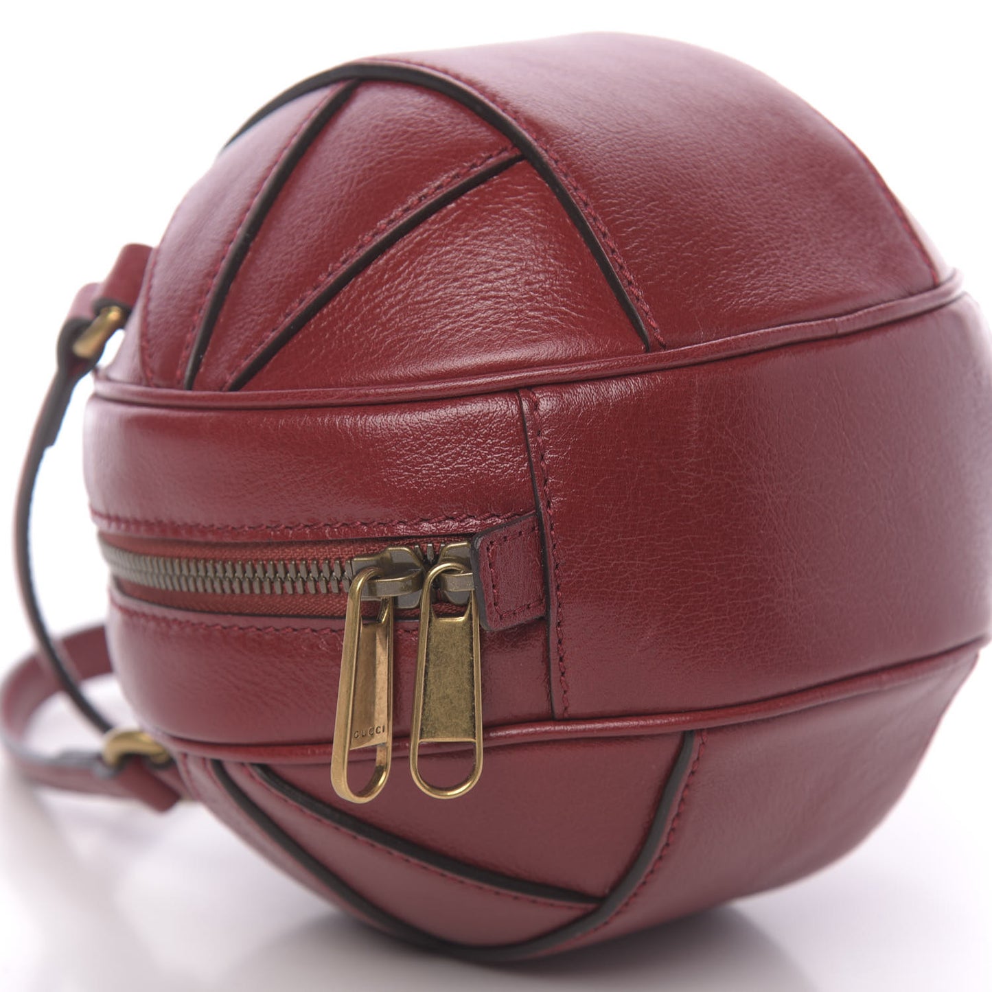 Piuma Lux Energy Mini Tifosa Basketball Shaped Shoulder Bag Romantic Cerise