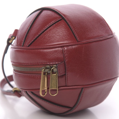 Gucci Piuma Lux Energy Mini Tifosa Basketball Shaped Shoulder Bag Romantic Cerise 9 of 11