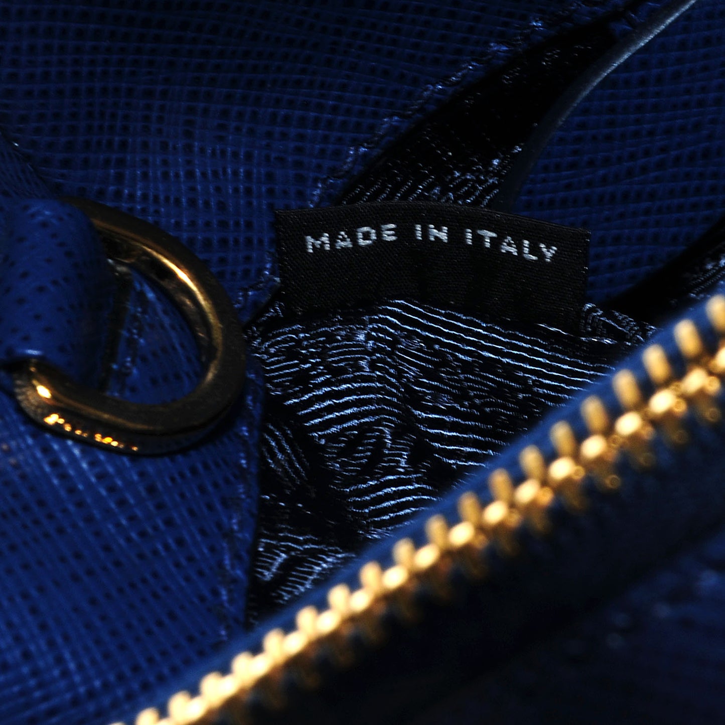 Saffiano Lux Small Double Zip Tote Bleuette