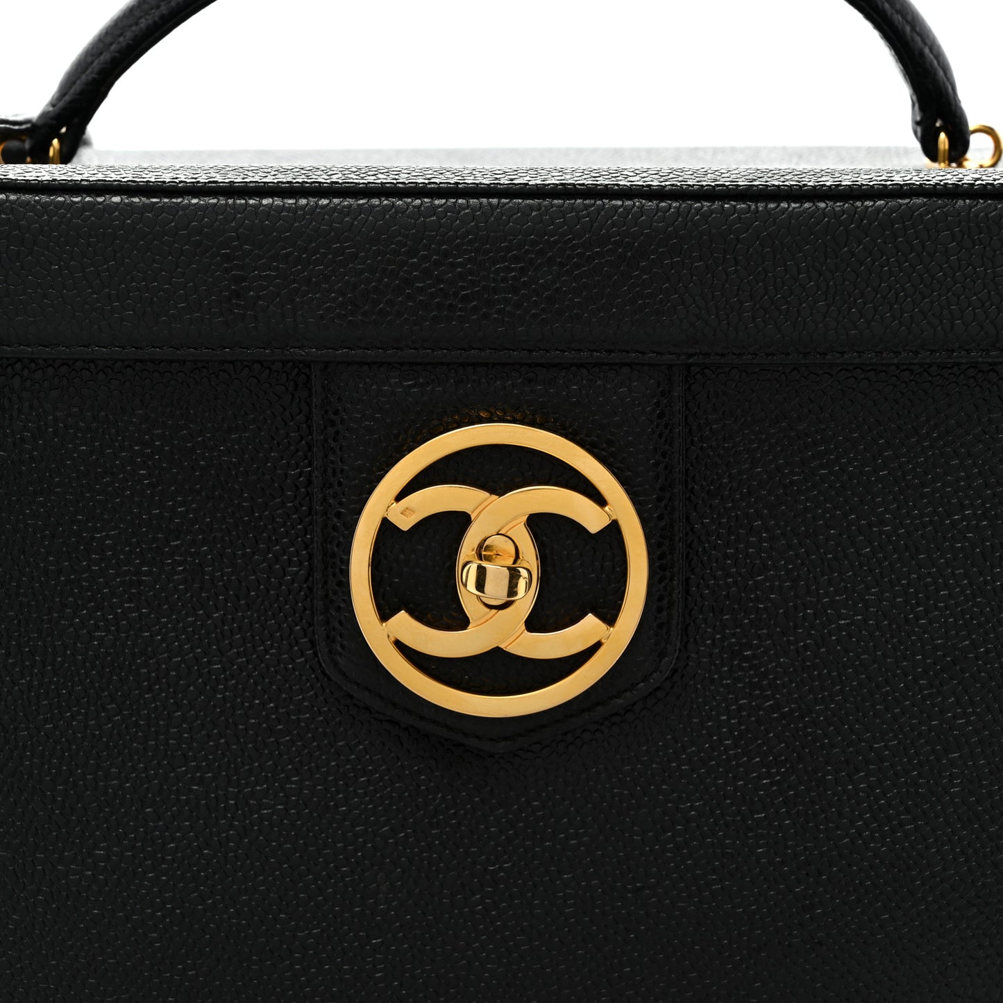 Caviar Vanity Train Case Black
