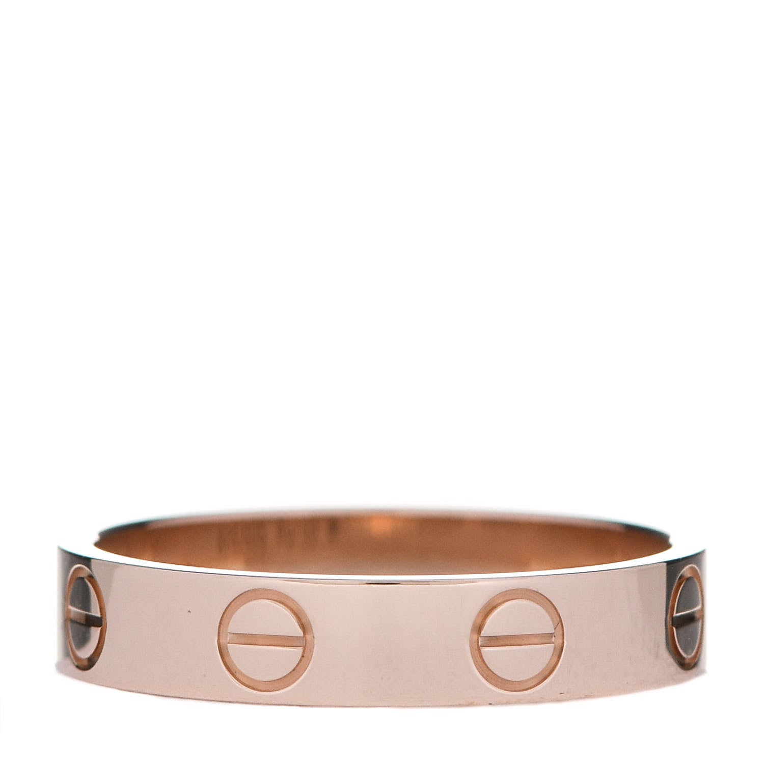 Cartier 18K Pink Gold 3.5mm LOVE Wedding Band Ring 51 5.75 3 of 5