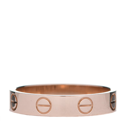 Cartier 18K Pink Gold 3.5mm LOVE Wedding Band Ring 51 5.75 3 of 5