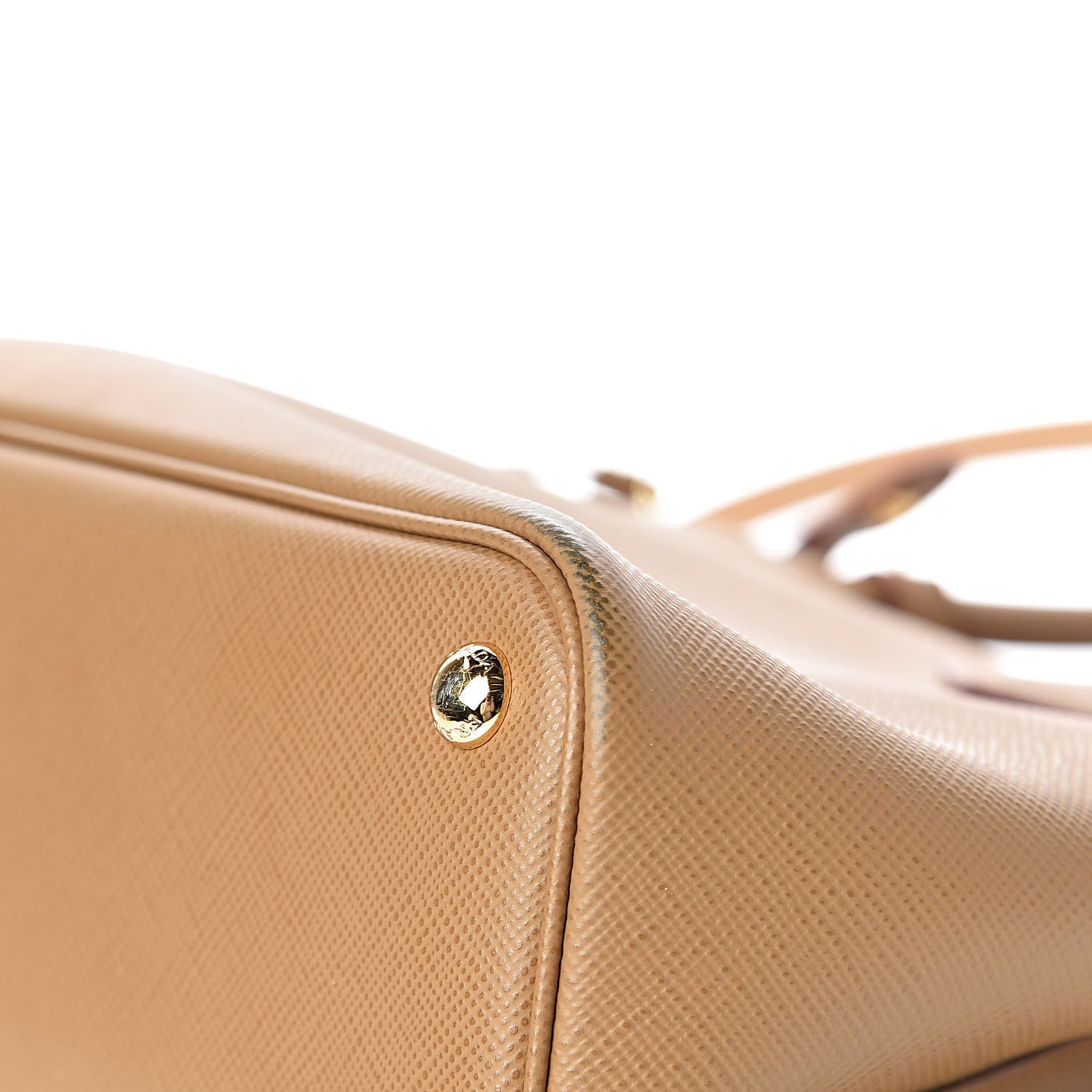 Prada Saffiano Cuir Medium Double Bag Caramel 15 of 16