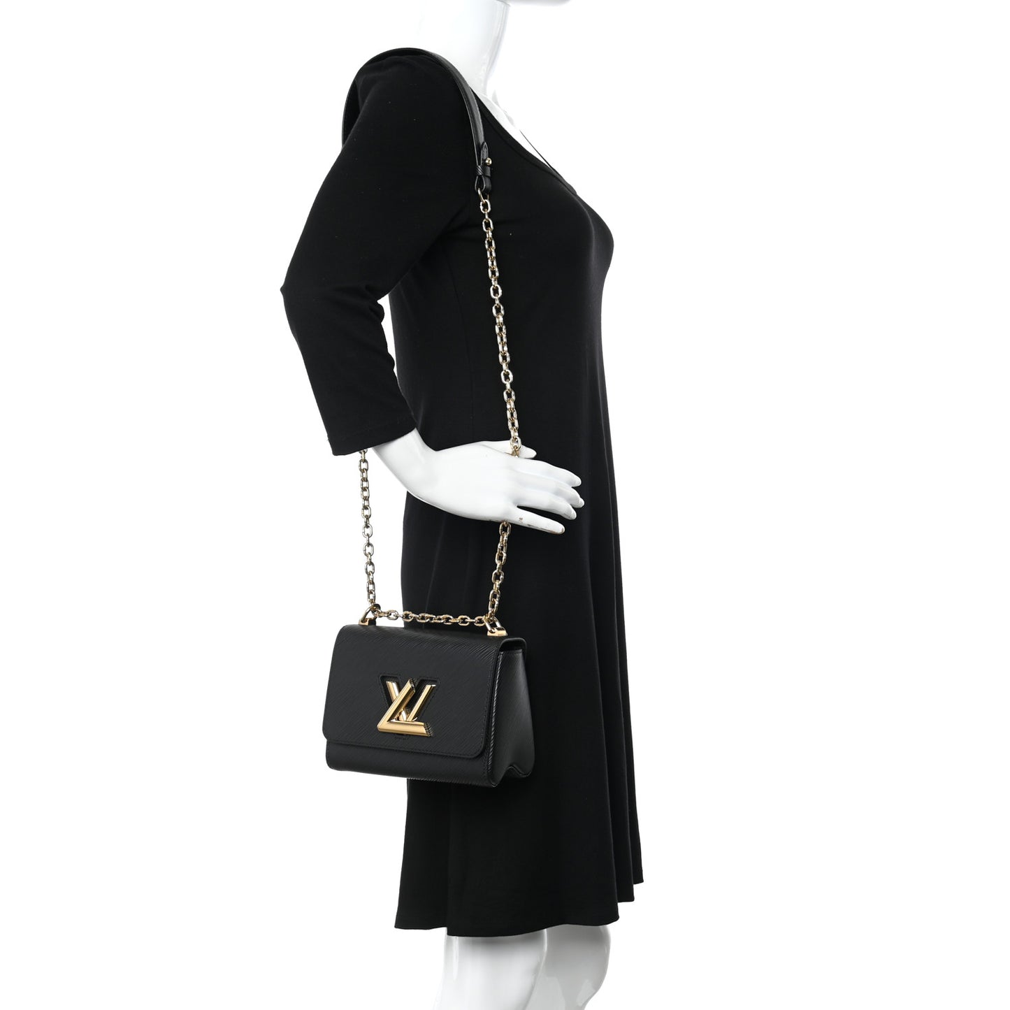 Epi Twist Shoulder Bag PM Black