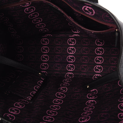 Gucci Calfskin Medium Princy Tote Bag Black 5 of 7
