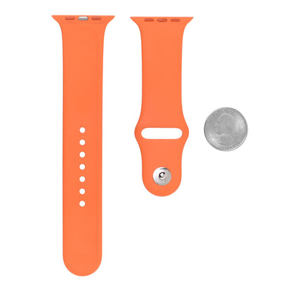 Hermes Silicone 45mm Apple Sports Watch Single Tour Band Orange 2 of 4