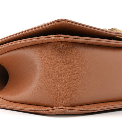 Chanel Caviar Chevron Quilted Medium Boy Flap Brown 9 of 10